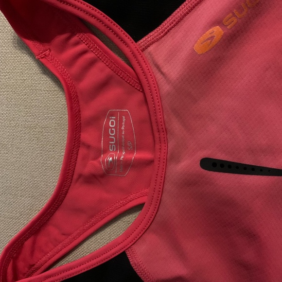 NWT MADE IN PORTUGAL Womens SUGOI reflective bike tank top - Picture 2 of 5